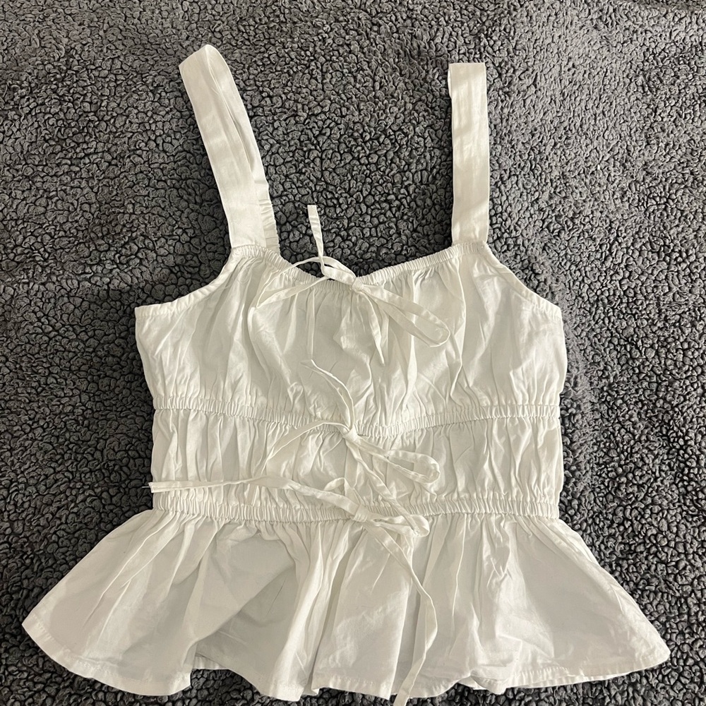 Chic White Camisole Top